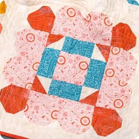 Center Piece Quilt Kit by Basic Grey for Moda Fabrics feat Sunday Brunch - Picture 9 of 11